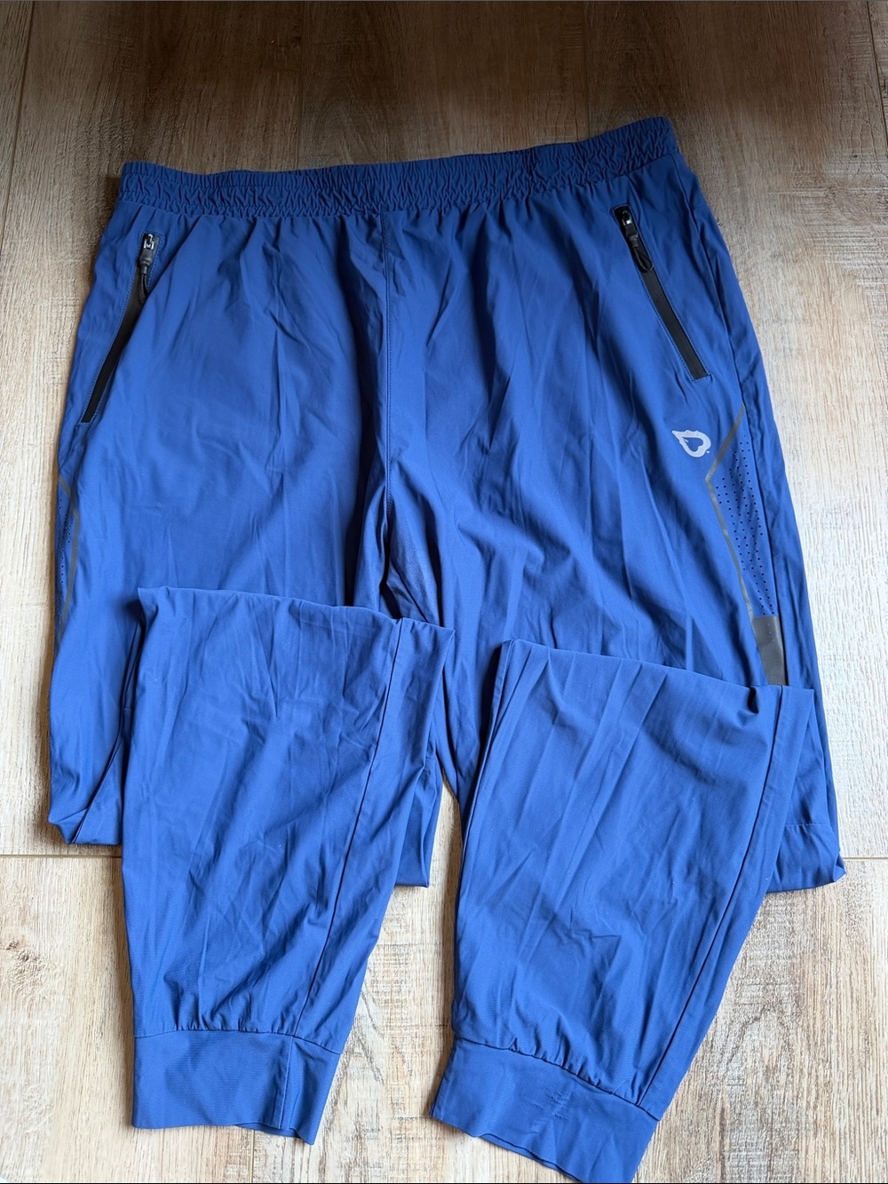 Baleaf Navy Blue Workout joggers with Elastic Waist